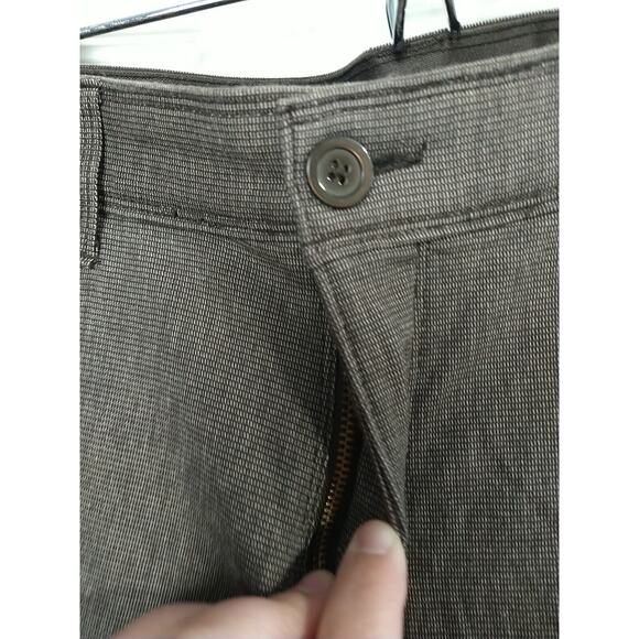 Lee Woman 10 Pant Trousers Brown Sinfully Soft Zip Button Slant Pockets - Picture 6 of 12